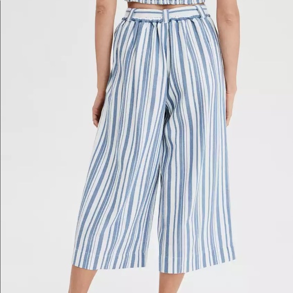 American Eagle High-Waisted Striped Culotte - Picture 2 of 3